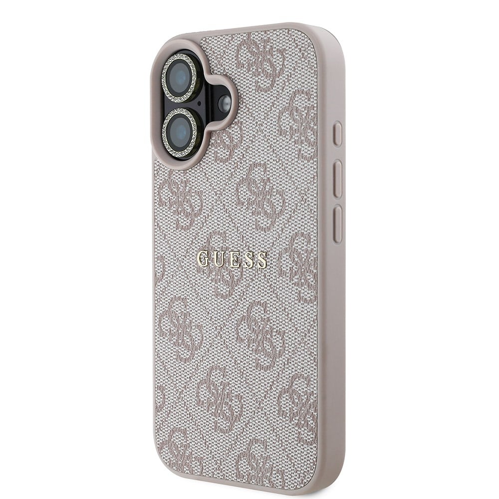Apple iPhone 16 Guess Orjinal Lisanslı Kılıf + Ekran Koruyucu + Lens Koruyucu 3in1 Aksesuar Seti