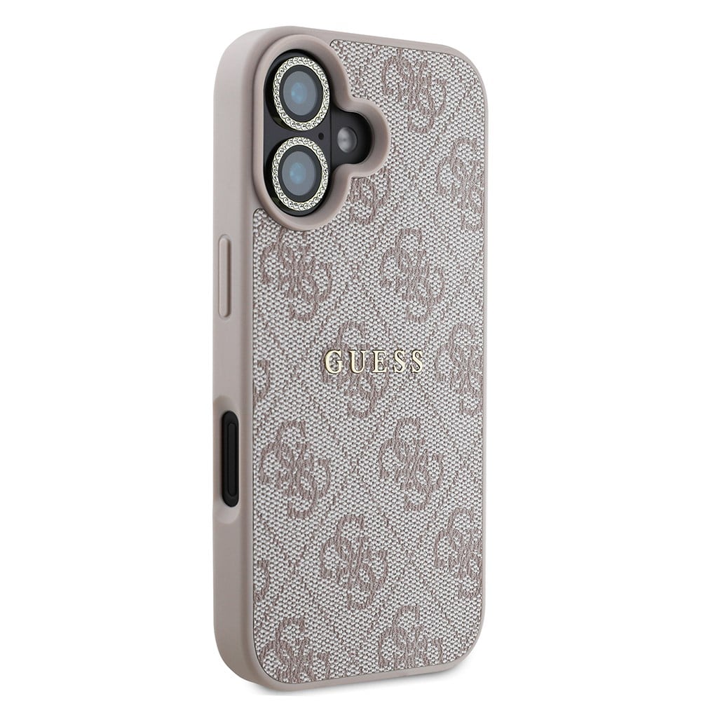 Apple iPhone 16 Guess Orjinal Lisanslı Kılıf + Ekran Koruyucu + Lens Koruyucu 3in1 Aksesuar Seti