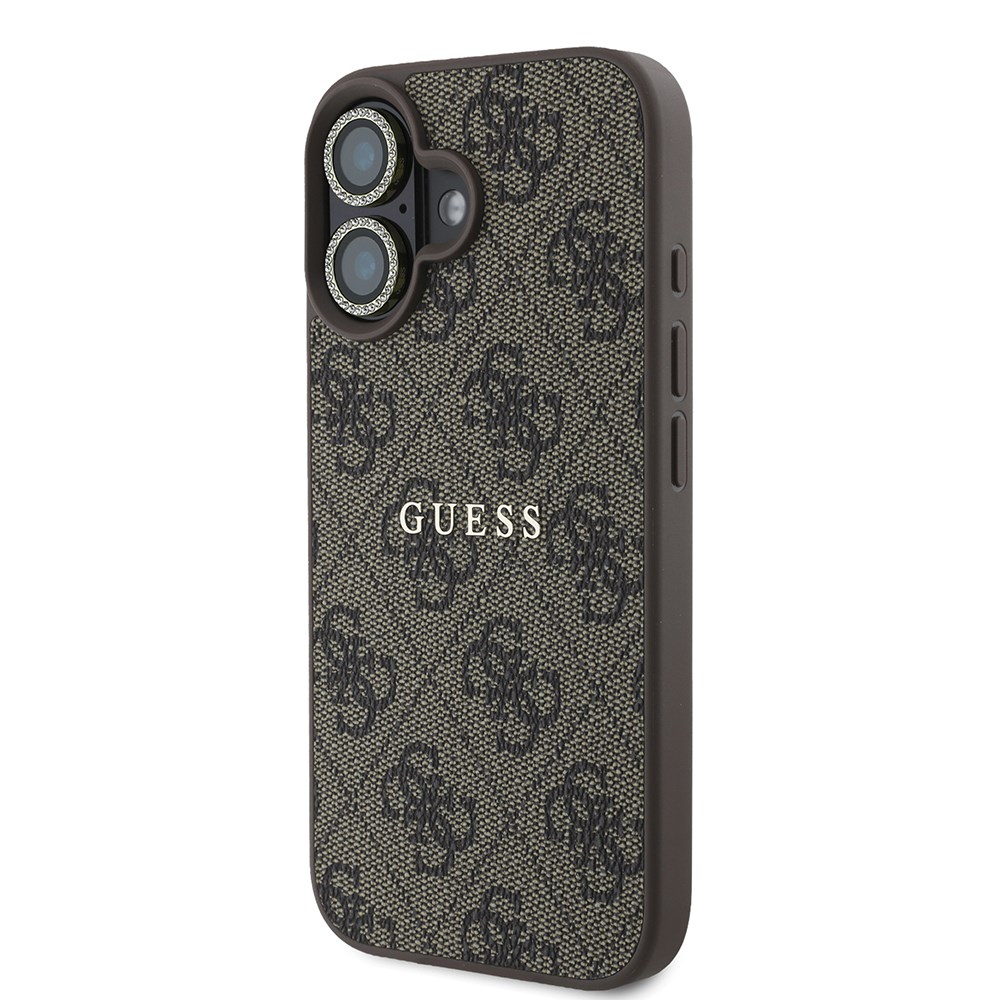 Apple iPhone 16 Guess Orjinal Lisanslı Kılıf + Ekran Koruyucu + Lens Koruyucu 3in1 Aksesuar Seti
