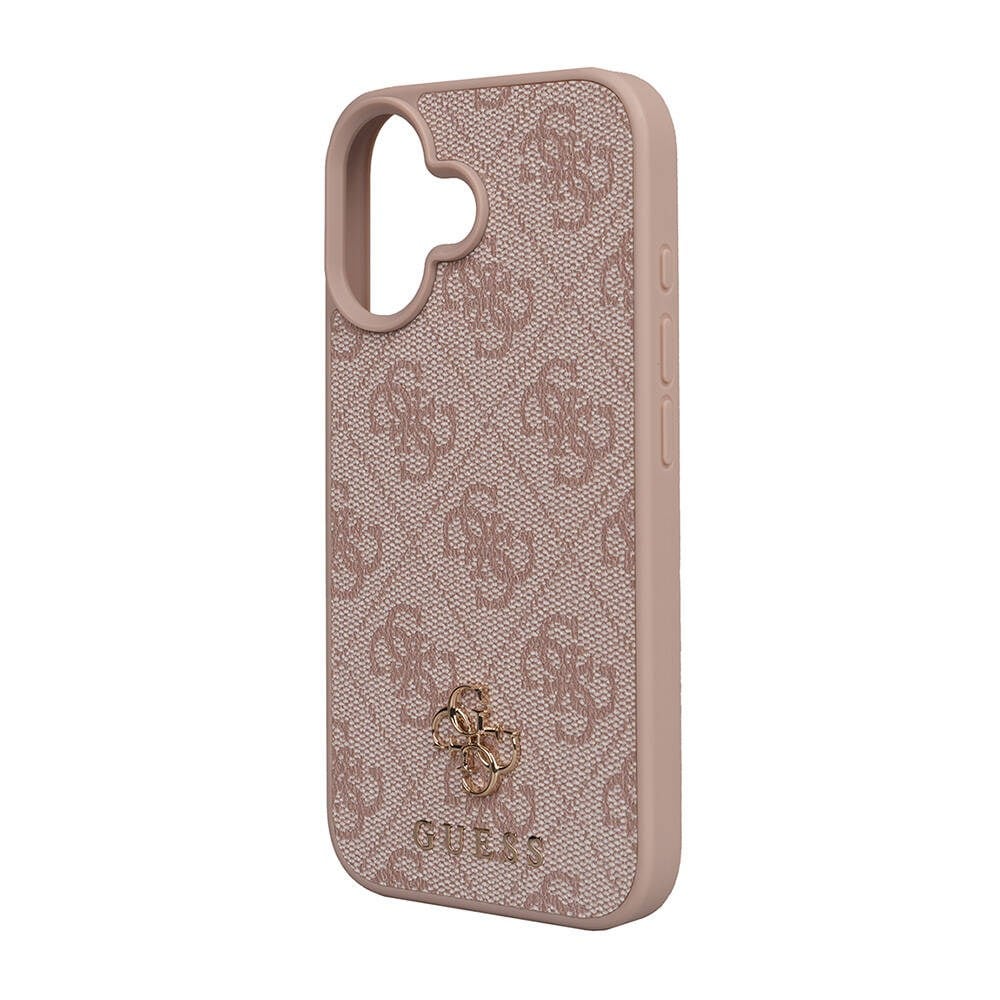 Apple iPhone 16 Kılıf Guess Orjinal Lisanslı M-safe Şarj Özellikli Small 4G Classic Kapak