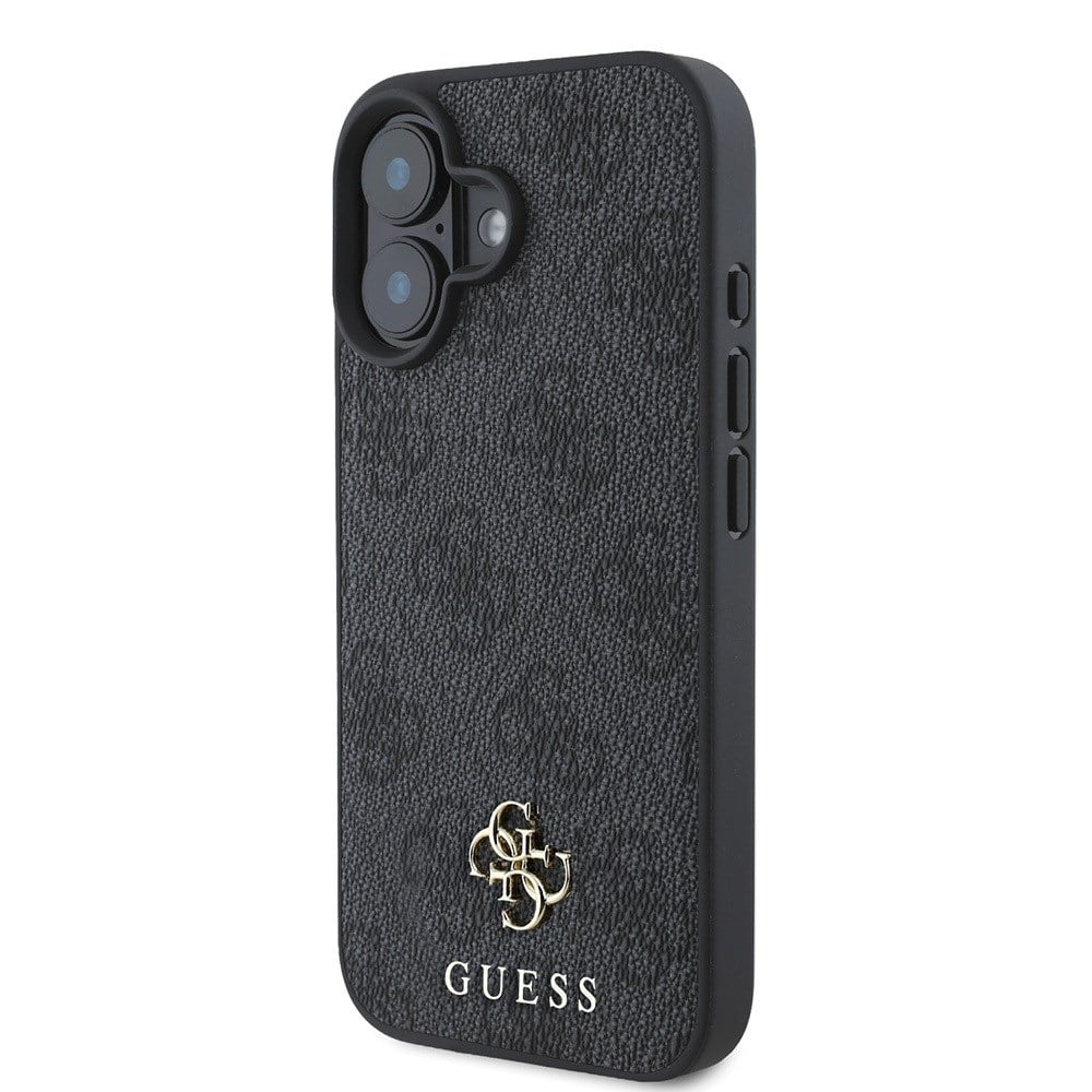 Apple iPhone 16 Kılıf Guess Orjinal Lisanslı M-safe Şarj Özellikli Small 4G Classic Kapak