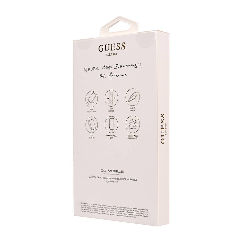 Apple iPhone 16 Kılıf Guess Orjinal Lisanslı M-safe Şarj Özellikli Small 4G Classic Kapak
