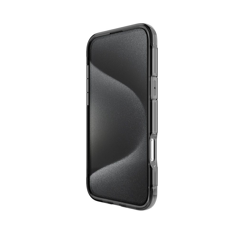 Apple iPhone 16 Kılıf M-safe Şarj Özellikli Raptic Air Serisi Airbag Tasarımlı Metal Köşelikli Şeffaf Kapak