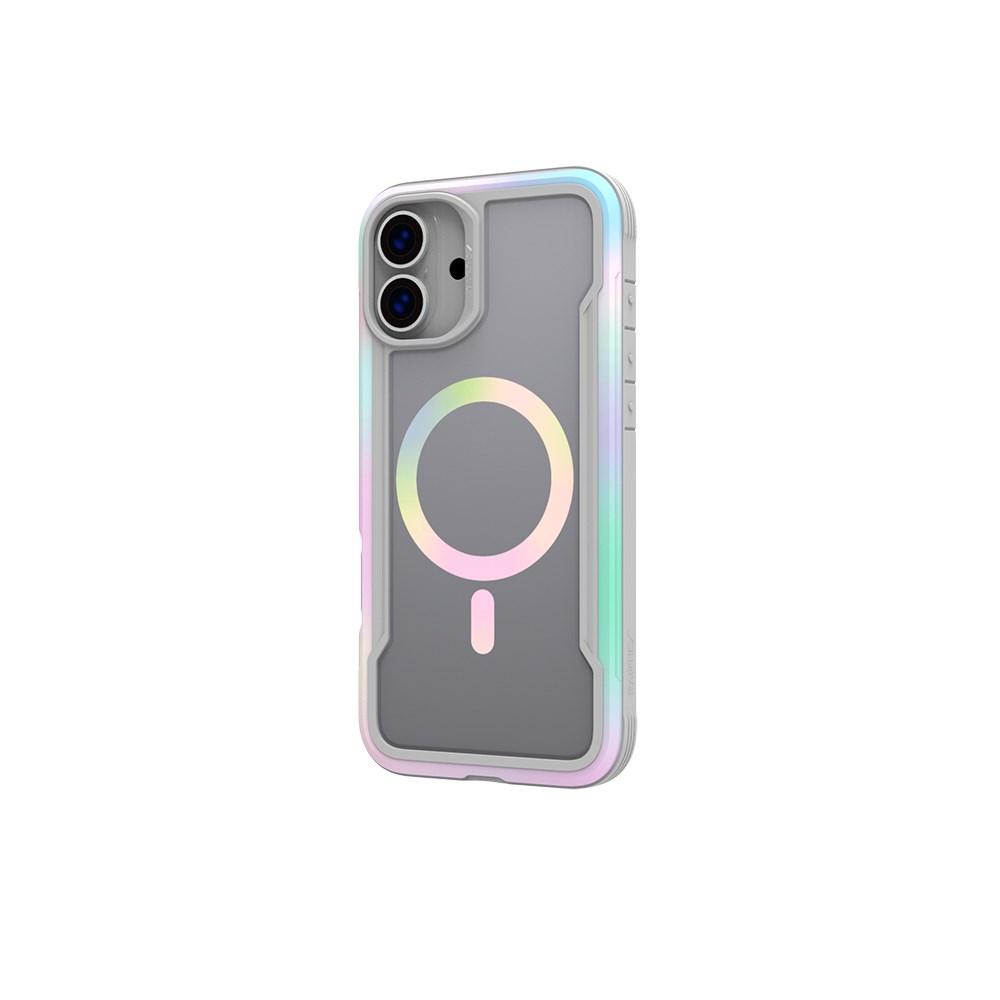 Apple iPhone 16 Kılıf M-safe Şarj Özellikli Airbagli Raptic Shield 2.0 Serisi Şeffaf Arka Yüzey Kapak