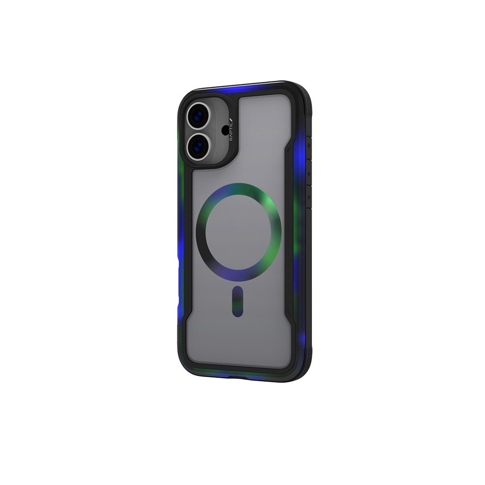 Apple iPhone 16 Kılıf M-safe Şarj Özellikli Airbagli Raptic Shield 2.0 Serisi Şeffaf Arka Yüzey Kapak