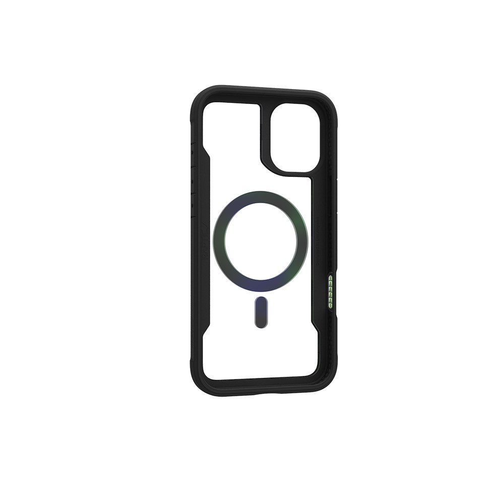 Apple iPhone 16 Kılıf M-safe Şarj Özellikli Airbagli Raptic Shield 2.0 Serisi Şeffaf Arka Yüzey Kapak