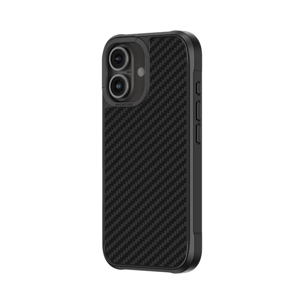 Apple iPhone 16 Kılıf M-safe Şarj Özellikli 1500D Aramid Fiber Amazingthing Titan Max Serisi Kapak