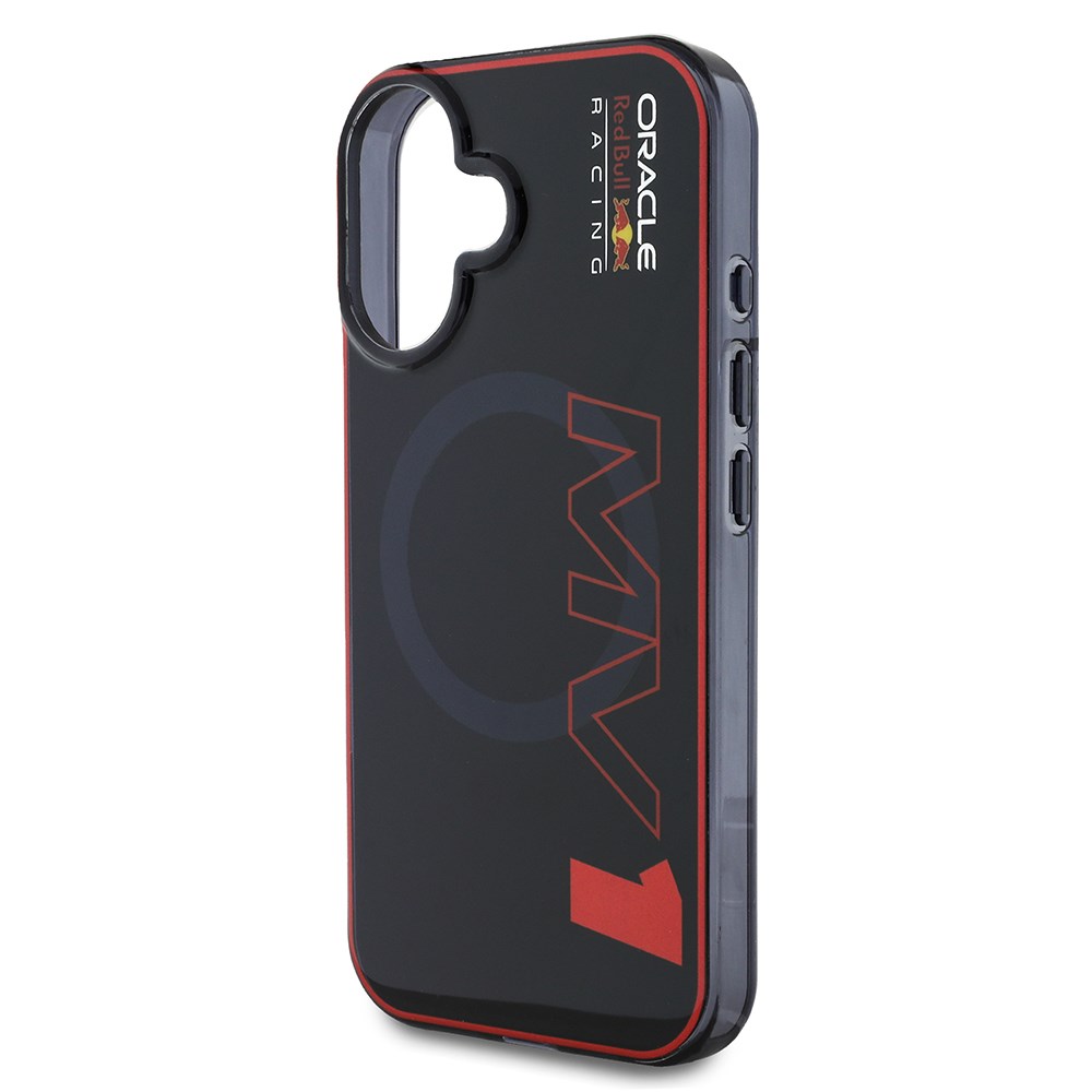 Apple iPhone 16 Kılıf Redbull Orjinal Lisanslı M-safe Şarj Özellikli Çift Katmanlı Sert PC Büyük Boy MV Kapak