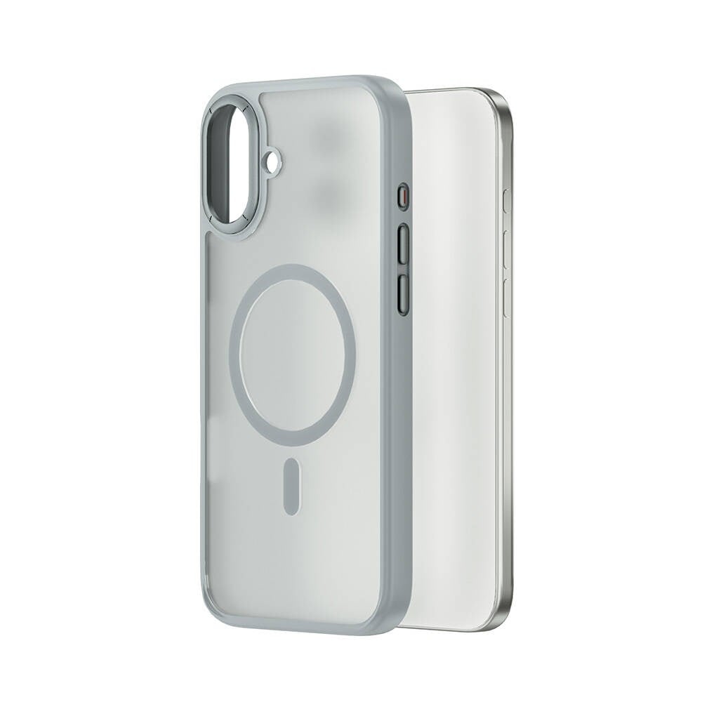 Apple iPhone 16 Kılıf Wiwu FGG-012 ArmorPro Serisi M-safe Şarj Özellikli Parmak İzi Bırakmayan Kılıf