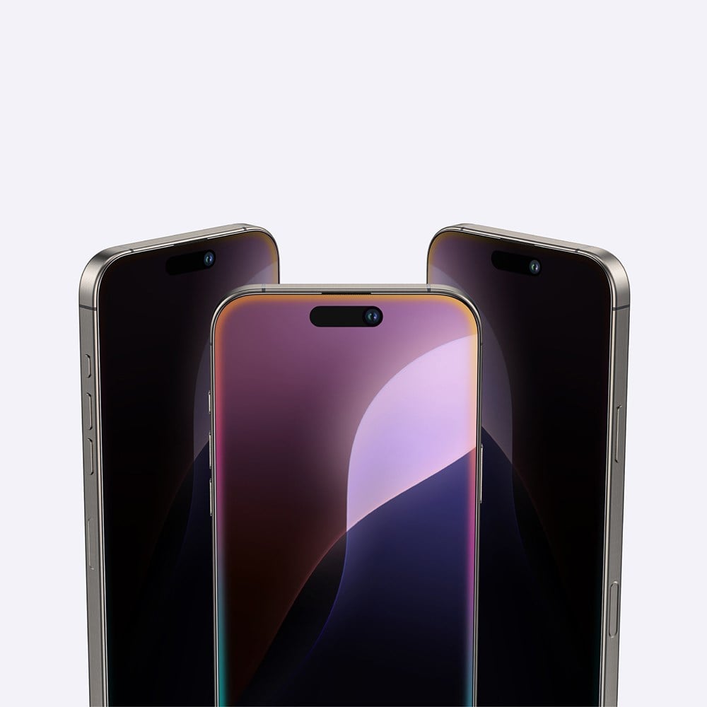 Apple iPhone 16 Plus Amazingthing Titan Privacy Parmak İzi Bırakmayan Temperli Cam Ekran Koruyucu