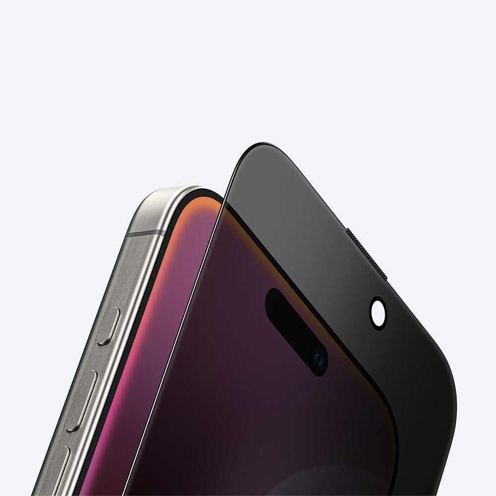 Apple iPhone 16 Plus Amazingthing Titan Privacy Parmak İzi Bırakmayan Temperli Cam Ekran Koruyucu
