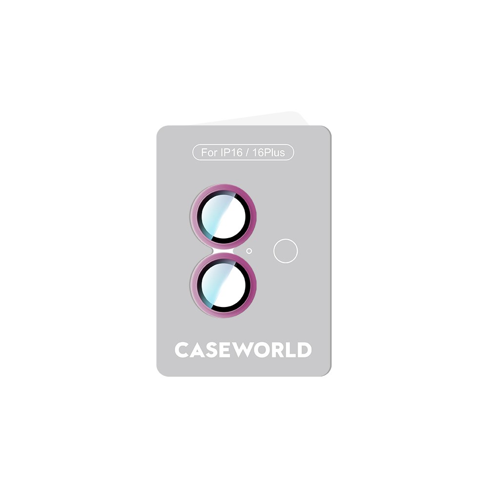 Apple iPhone 16 Plus CaseWorld Alloy Serisi Oleofobik Anti Reflective Kamera Lens Koruyucu