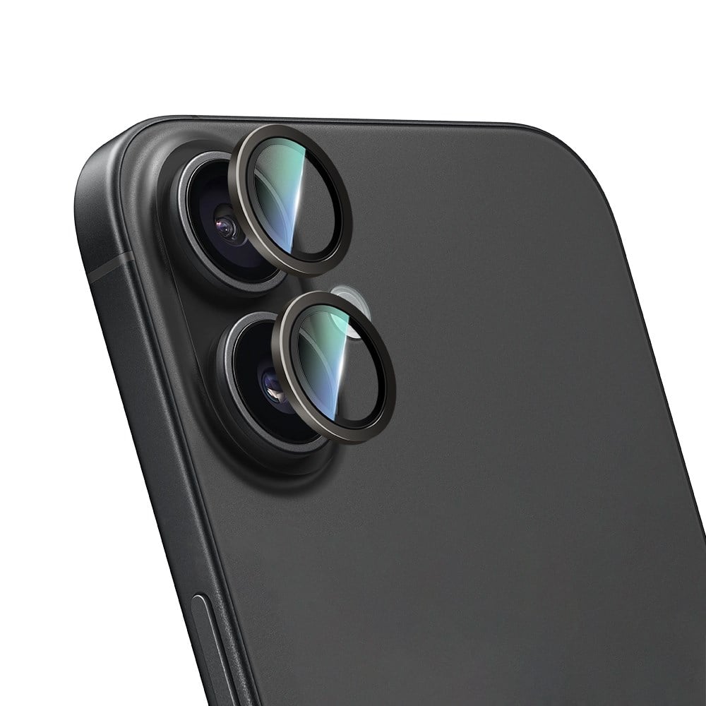 Apple iPhone 16 Plus CaseWorld Alloy Serisi Oleofobik Anti Reflective Kamera Lens Koruyucu