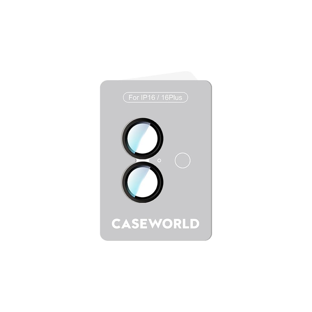 Apple iPhone 16 Plus CaseWorld Alloy Serisi Oleofobik Anti Reflective Kamera Lens Koruyucu