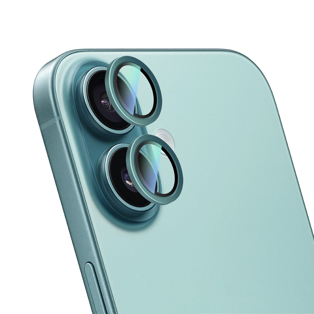 Apple iPhone 16 Plus CaseWorld Alloy Serisi Oleofobik Anti Reflective Kamera Lens Koruyucu