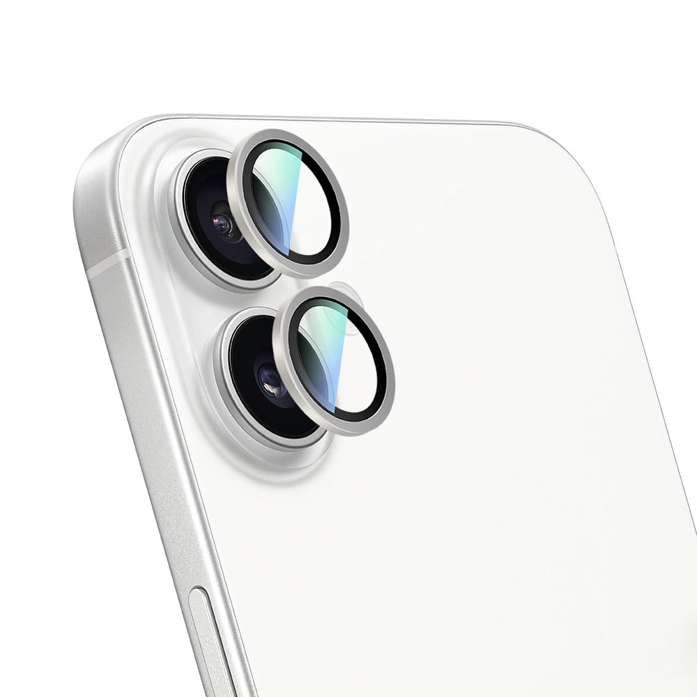 Apple iPhone 16 Plus CaseWorld Alloy Two-Color Serisi Lens Koruyucu
