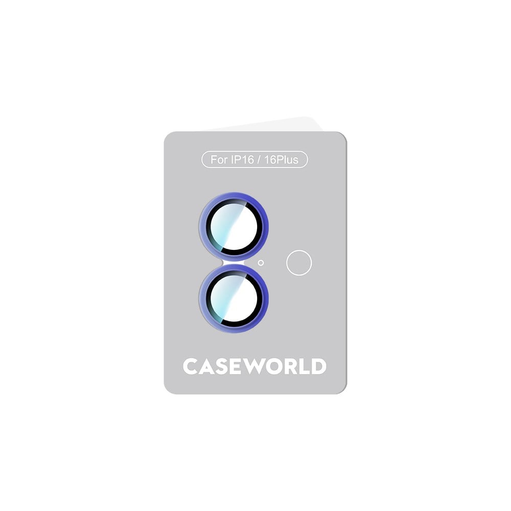 Apple iPhone 16 Plus CaseWorld Alloy Two-Color Serisi Lens Koruyucu