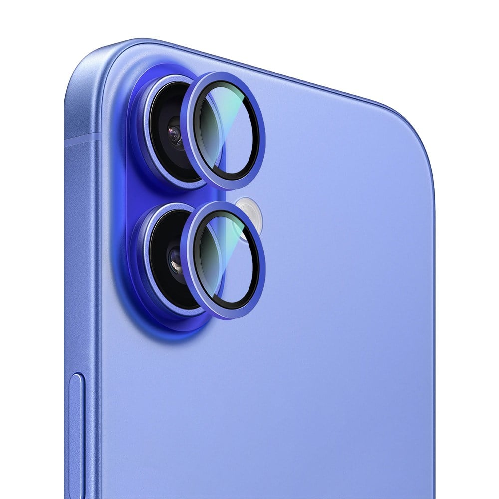 Apple iPhone 16 Plus CaseWorld Alloy Two-Color Serisi Lens Koruyucu