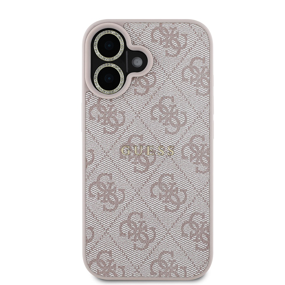 Apple iPhone 16 Plus Guess Orjinal Lisanslı Kılıf + Ekran Koruyucu + Lens Koruyucu 3in1 Aksesuar Seti