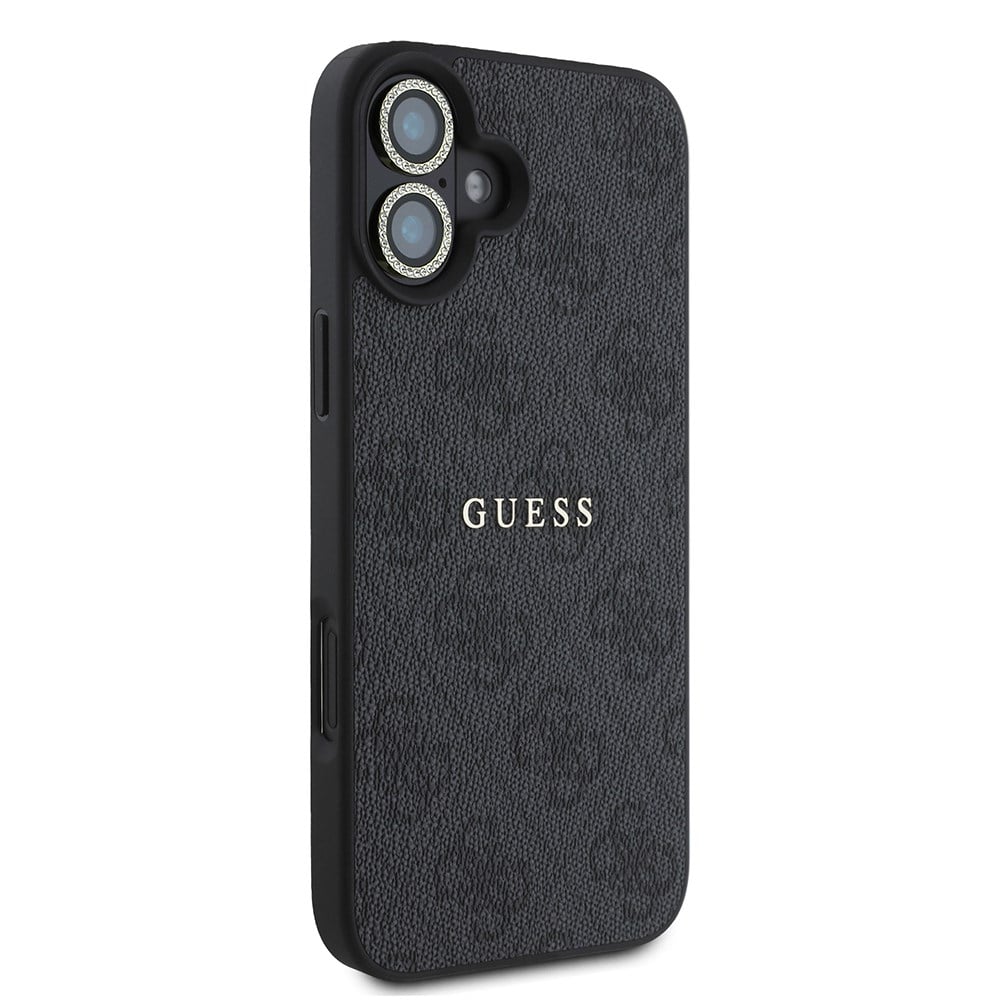 Apple iPhone 16 Plus Guess Orjinal Lisanslı Kılıf + Ekran Koruyucu + Lens Koruyucu 3in1 Aksesuar Seti