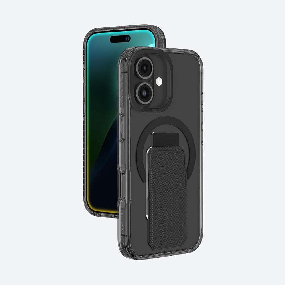 Apple iPhone 16 Plus Kılıf M-safe Şarj Özellikli Standlı Amazingthing Titan Pro Plus Kapak