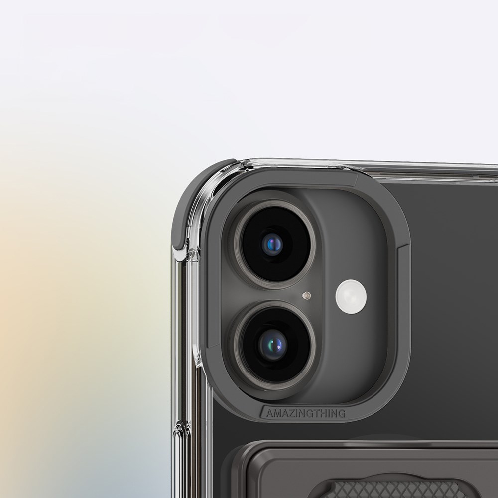 Apple iPhone 16 Plus Kılıf M-safe Şarj Özellikli Standlı Set Amazingthing Omni Adventure Serisi Kapak