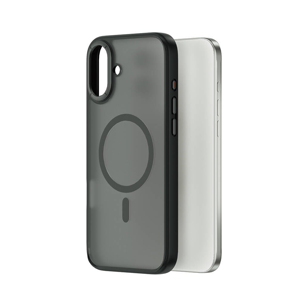 Apple iPhone 16 Plus Kılıf Wiwu FGG-012 ArmorPro Serisi M-safe Şarj Özellikli Parmak İzi Bırakmayan Kılıf