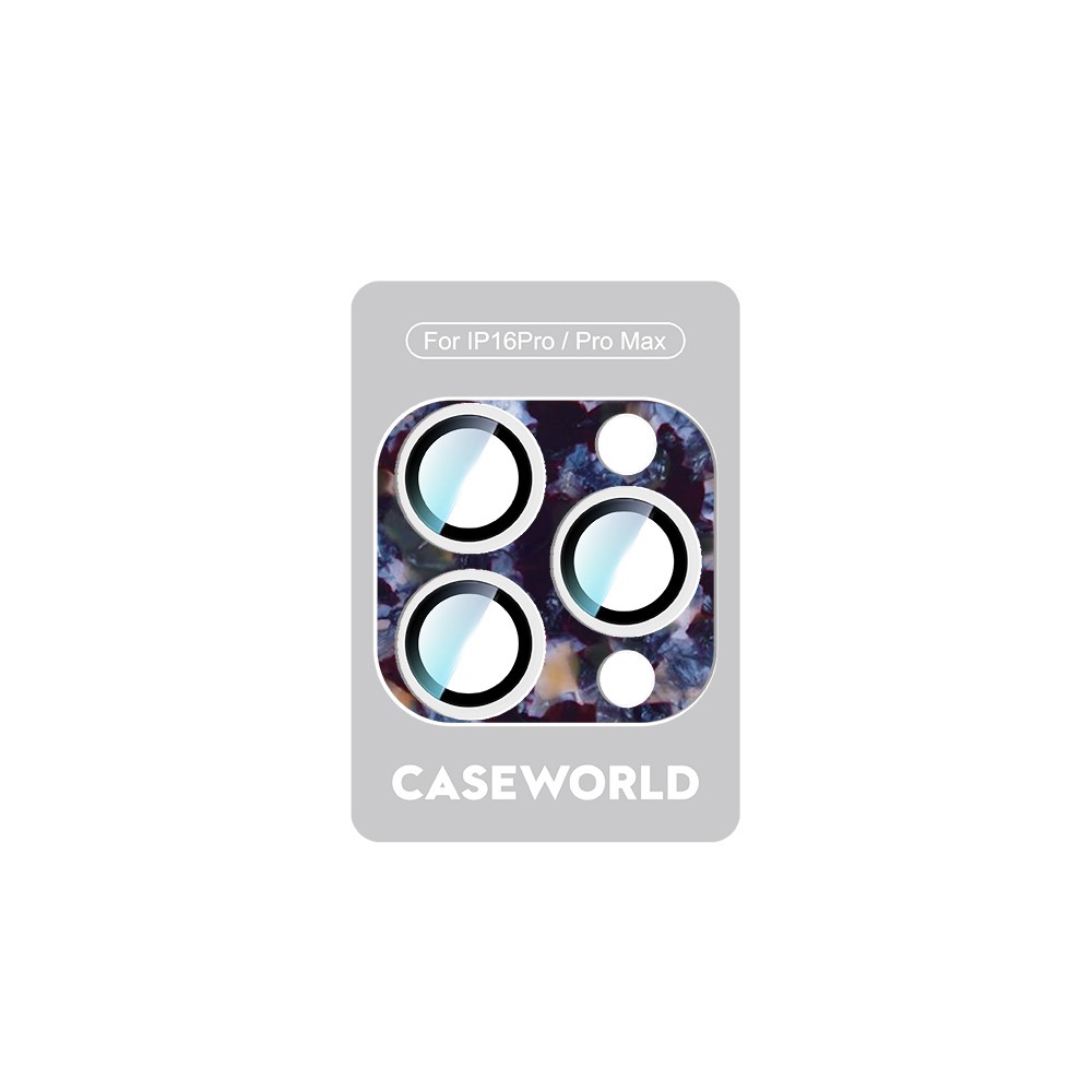 Apple iPhone 16 Pro CaseWorld Crystal Color Serisi Full Kamera Lens Koruyucu