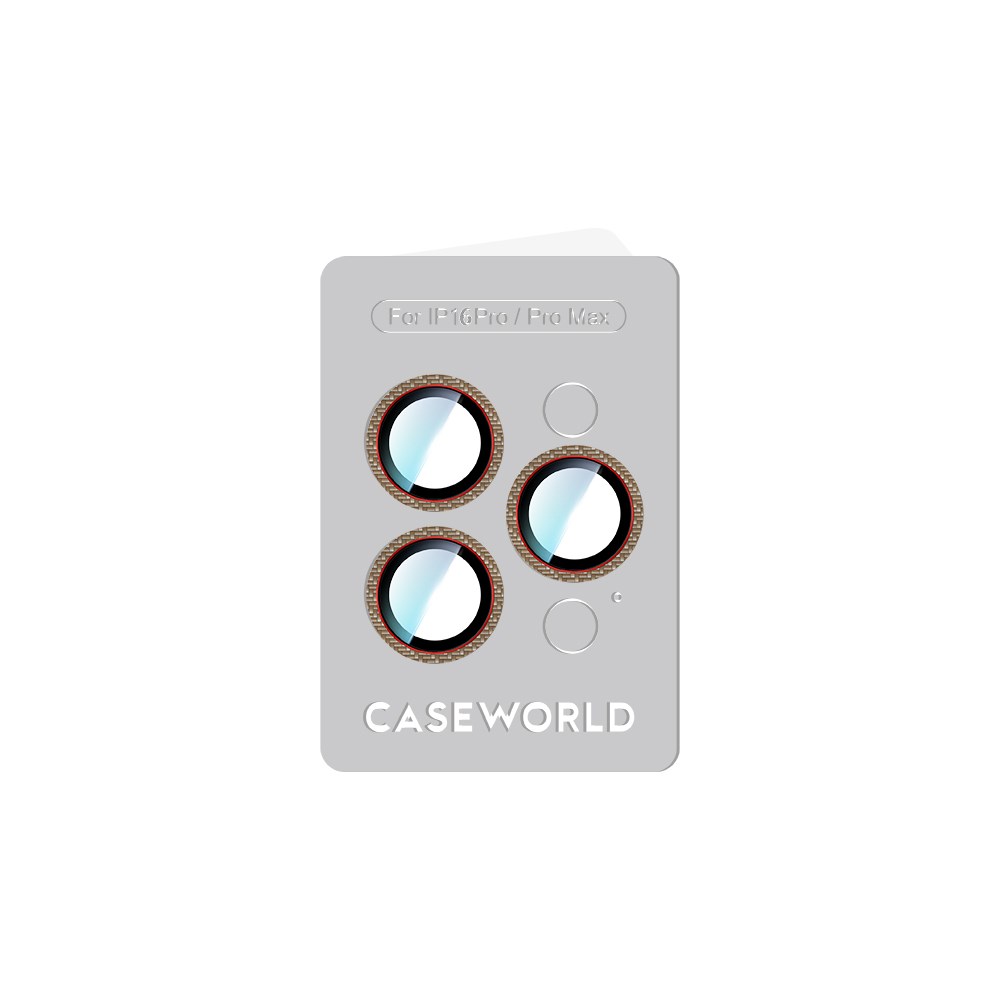 Apple iPhone 16 Pro CaseWorld Karbon Fiber Serisi Anti Reflective Ultra Clear Kamera Lens Koruyucu