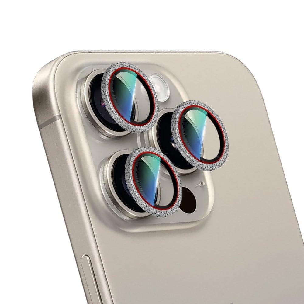 Apple iPhone 16 Pro CaseWorld Karbon Fiber Serisi Anti Reflective Ultra Clear Kamera Lens Koruyucu