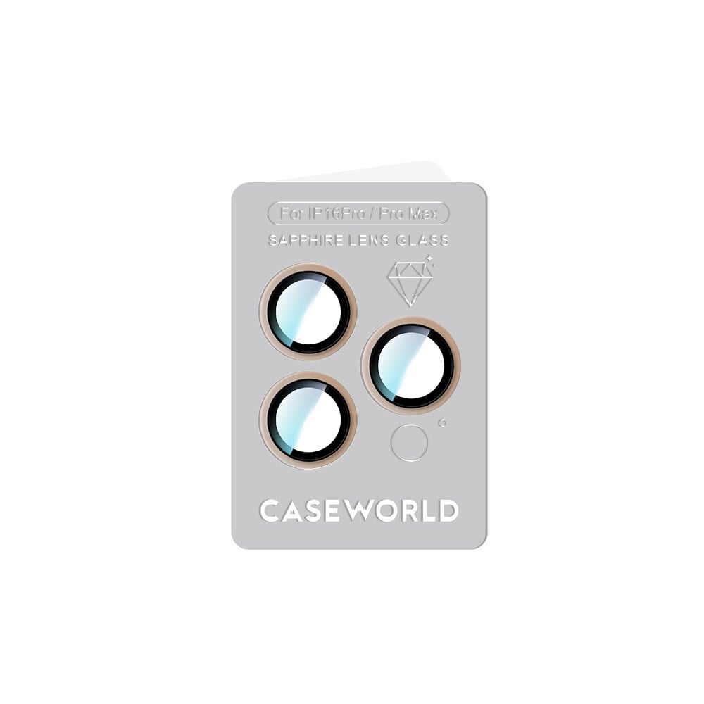 Apple iPhone 16 Pro CaseWorld Sapphire Serisi Anti Reflective Lens Koruyucu