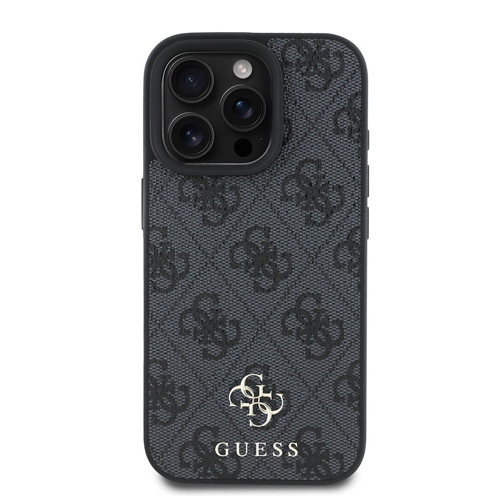 Apple iPhone 16 Pro Kılıf Guess Orjinal Lisanslı M-safe Şarj Özellikli Small 4G Classic Kapak