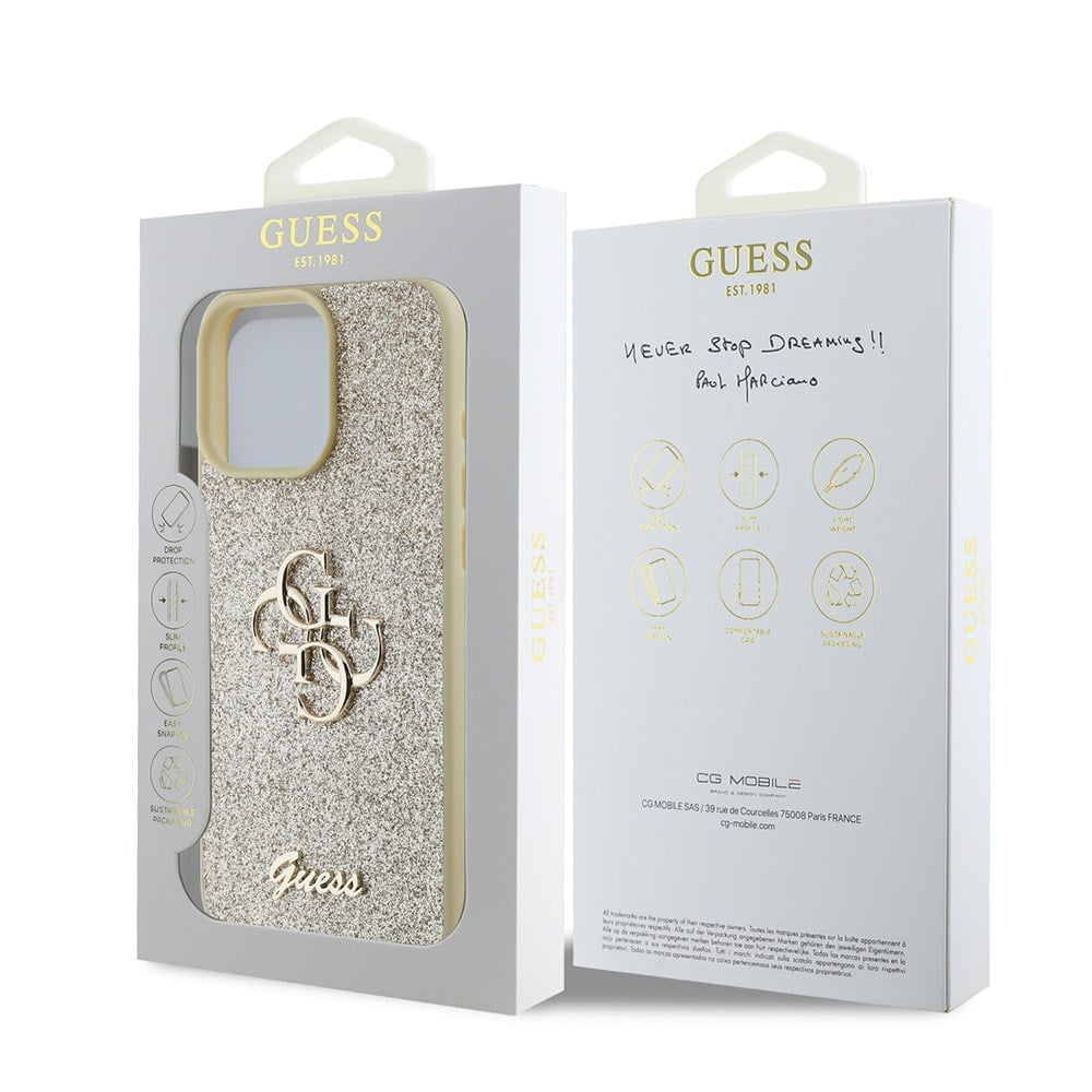 Apple iPhone 16 Pro Kılıf Guess Orjinal Lisanslı M-safe Şarj Özellikli Flower Tonal Circle Kapak