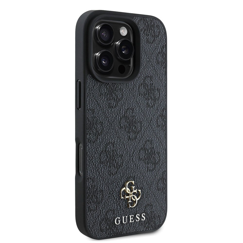 Apple iPhone 16 Pro Kılıf Guess Orjinal Lisanslı M-safe Şarj Özellikli Small 4G Classic Kapak