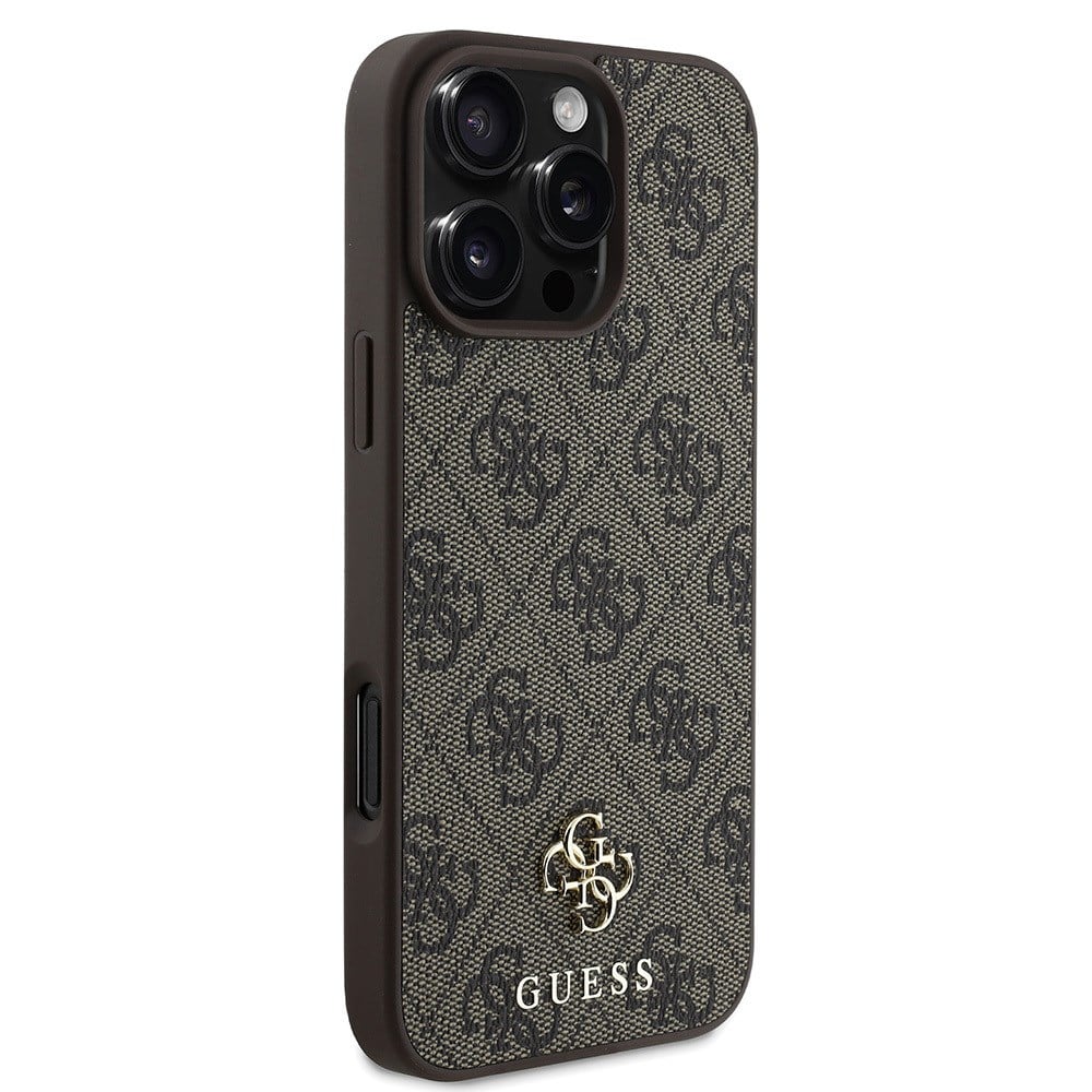 Apple iPhone 16 Pro Kılıf Guess Orjinal Lisanslı M-safe Şarj Özellikli Flower Tonal Circle Kapak