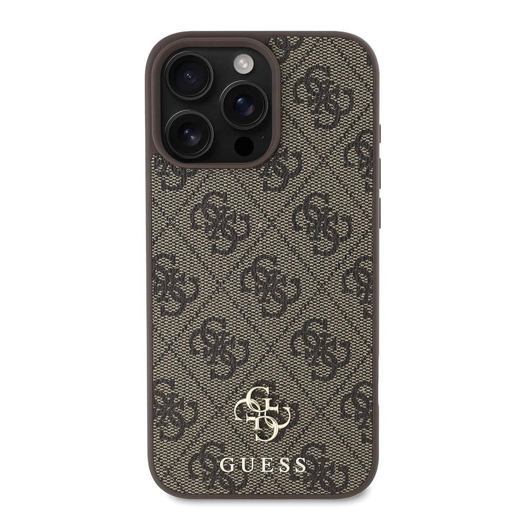 Apple iPhone 16 Pro Kılıf Guess Orjinal Lisanslı M-safe Şarj Özellikli Small 4G Classic Kapak