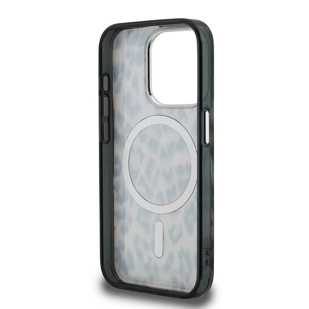 Apple iPhone 16 Pro Kılıf Karl Lagerfeld Orjinal Lisanslı IML Leopar Baskılı Kapak