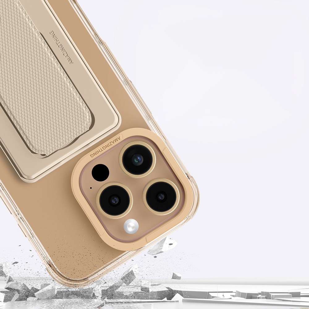 Apple iPhone 16 Pro Kılıf M-safe Şarj Özellikli Standlı Set Amazingthing Omni Adventure Serisi Kapak