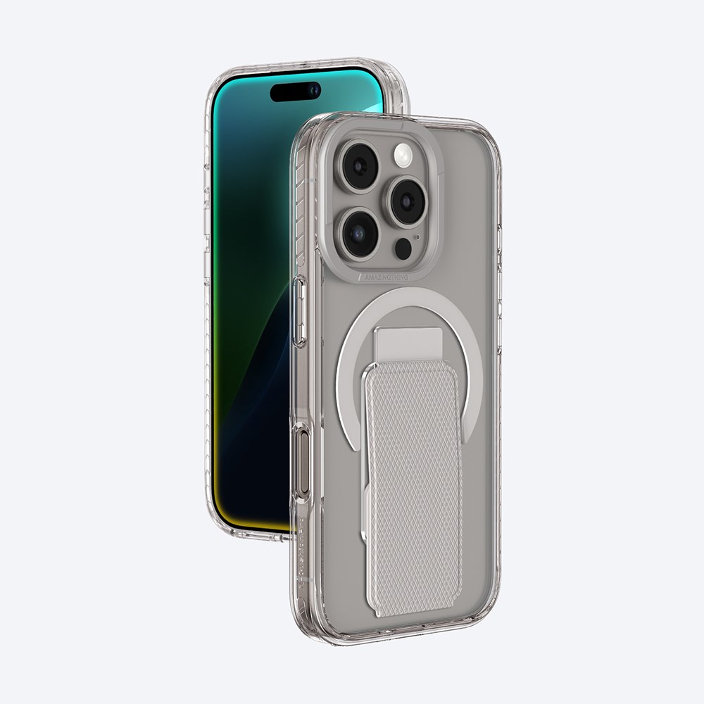 Apple iPhone 16 Pro Kılıf M-safe Şarj Özellikli Standlı Amazingthing Titan Pro Plus Kapak
