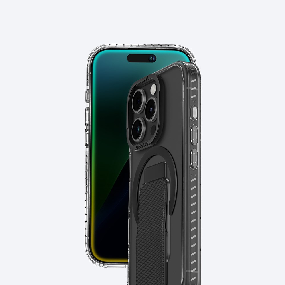 Apple iPhone 16 Pro Kılıf M-safe Şarj Özellikli Standlı Amazingthing Titan Pro Plus Kapak