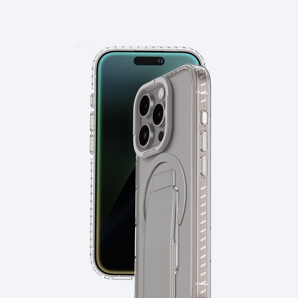 Apple iPhone 16 Pro Kılıf M-safe Şarj Özellikli Standlı Amazingthing Titan Pro Plus Kapak