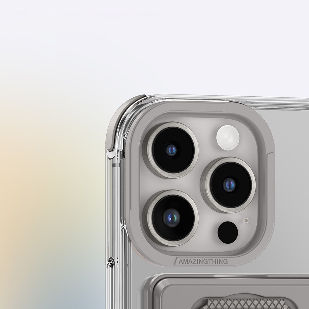 Apple iPhone 16 Pro Kılıf M-safe Şarj Özellikli Standlı Set Amazingthing Omni Adventure Serisi Kapak