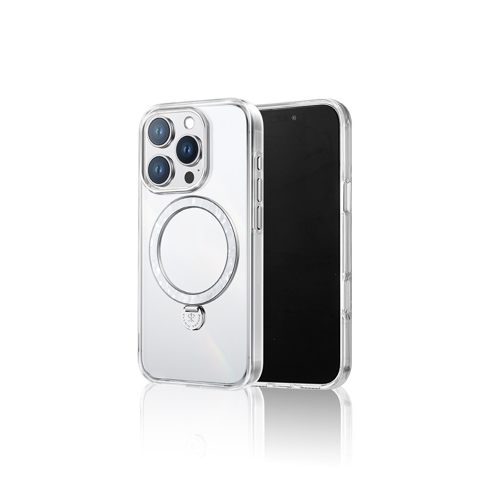 Apple iPhone 16 Pro Kılıf M-safe Şarj Özellikli Standlı Pynana Dancing Streamer Serisi Kapak