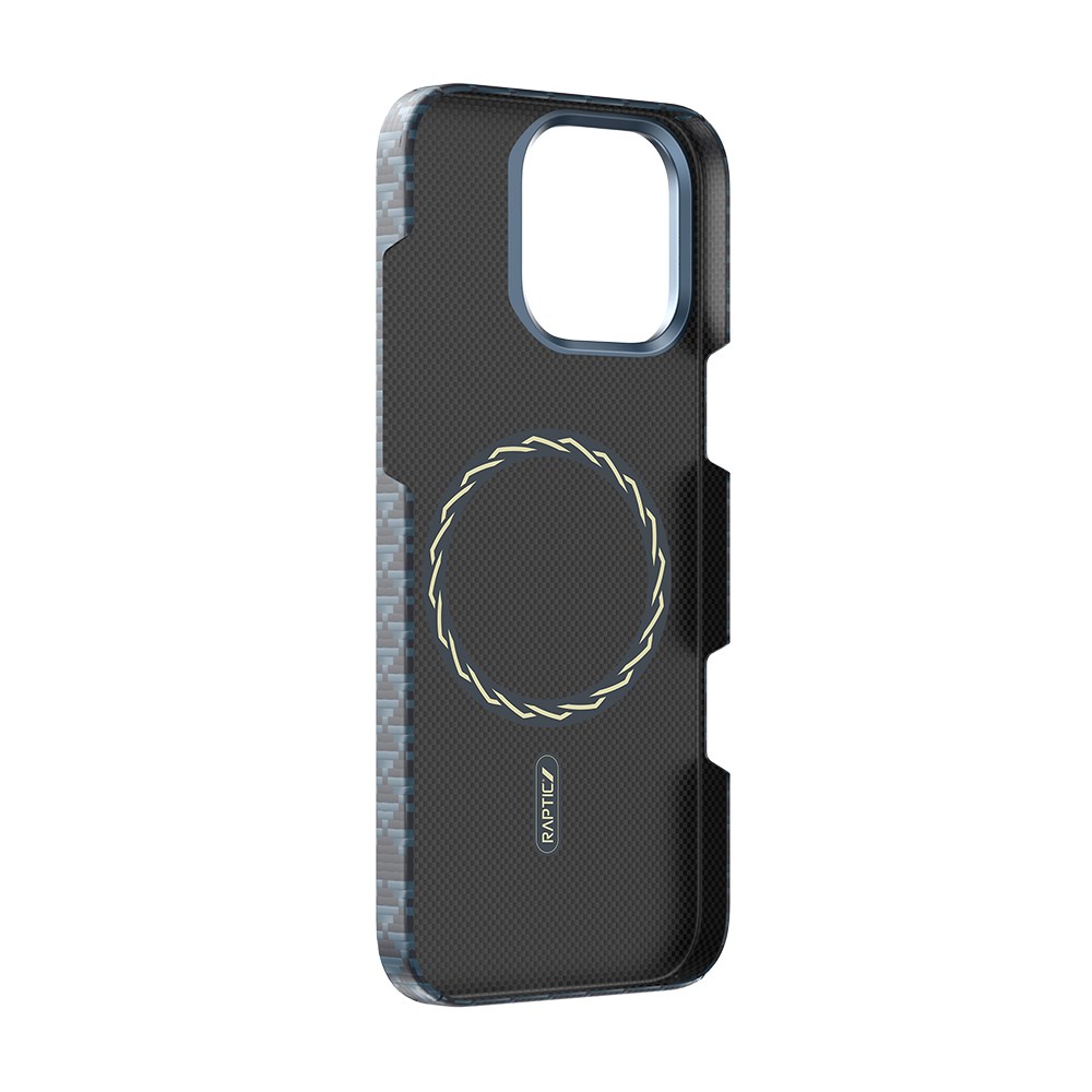 Apple iPhone 16 Pro Kılıf M-safe Şarj Özellikli Raptic Aramid Skin Origin Serisi Kapak