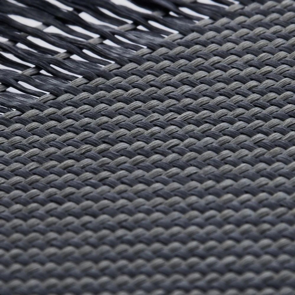 Apple iPhone 16 Pro Kılıf M-safe Şarj Özellikli Aramid Fiber Pitaka Military-Grade Classic Serisi Black-Grey Twill Kapak