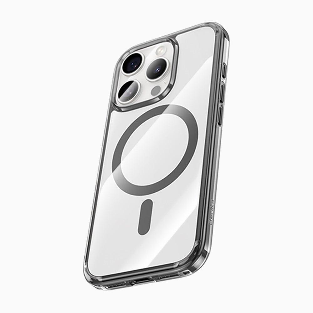 Apple iPhone 16 Pro Kılıf M-safe Şarj Özellikli Airbagli Şeffaf Benks LucentPro Serisi Kapak
