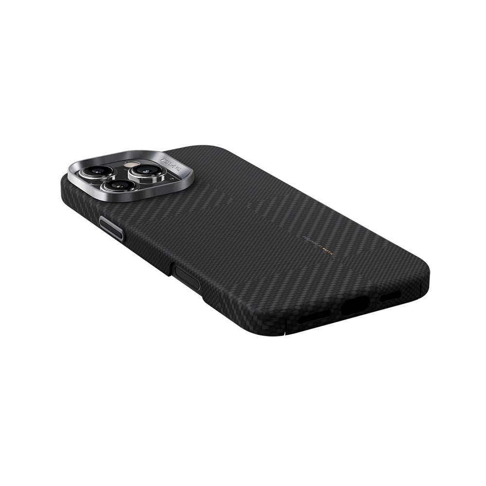 Apple iPhone 16 Pro Kılıf M-safe Şarj Özellikli 600D Metal Kamera Çerçeveli Raptic Aramid Fiber Croxx Mondrian Serisi Kapak