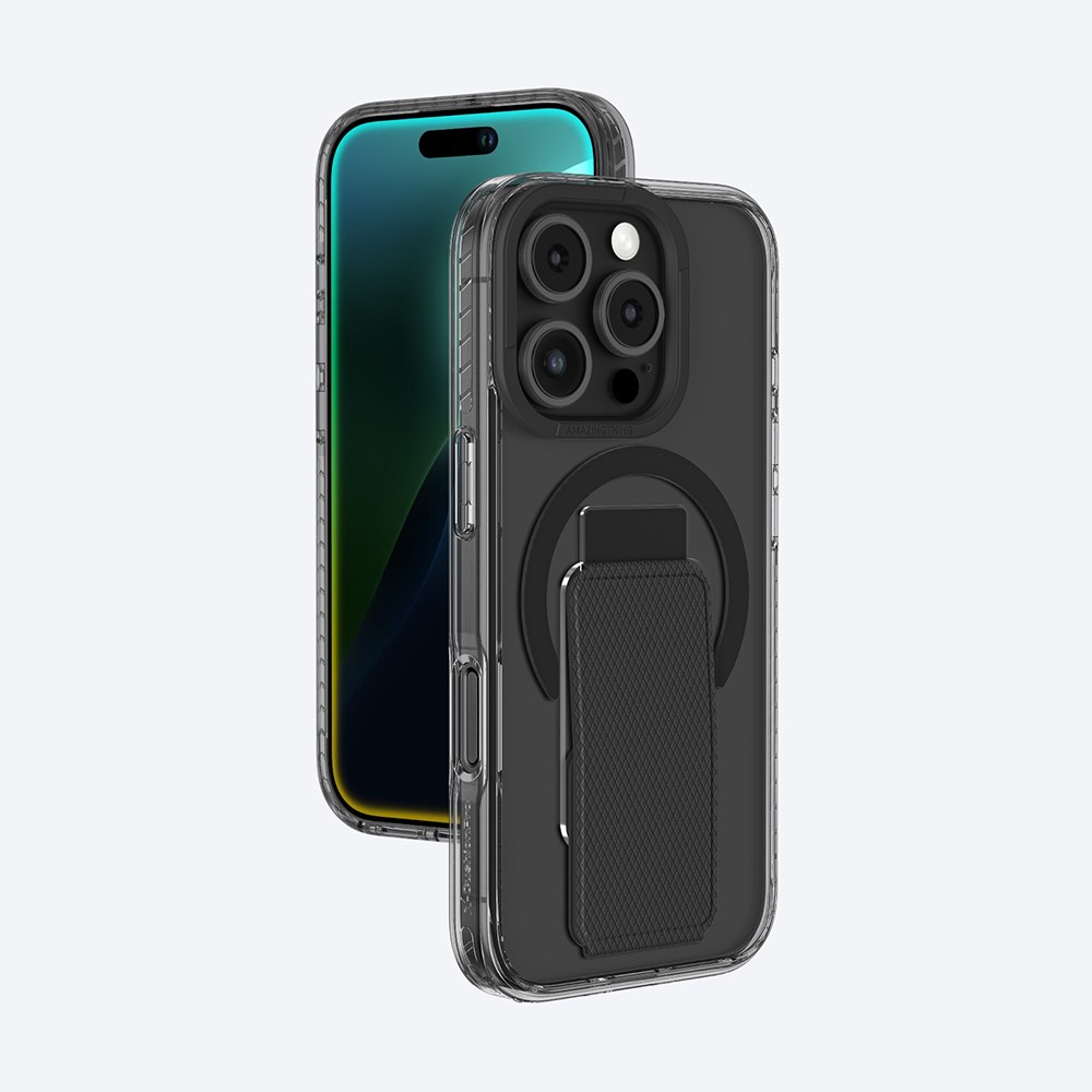 Apple iPhone 16 Pro Kılıf M-safe Şarj Özellikli Standlı Amazingthing Titan Pro Plus Kapak