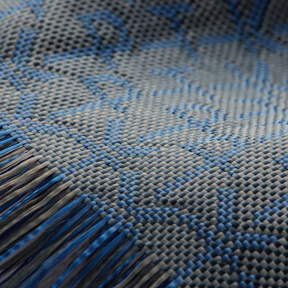 Apple iPhone 16 Pro Kılıf M-safe Şarj Özellikli Aramid Fiber Pitaka Tactile Woven Monogram Serisi Kapak