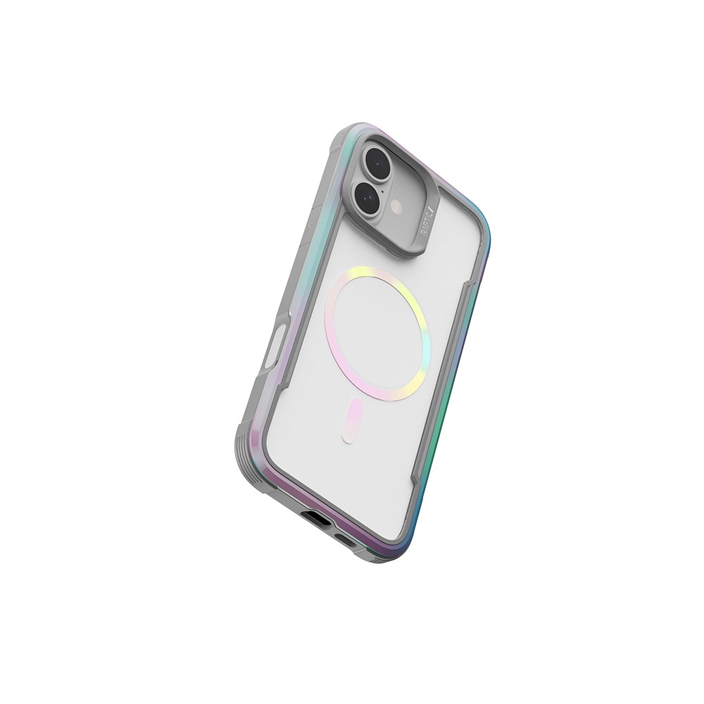 Apple iPhone 16 Pro Kılıf M-safe Şarj Özellikli Airbagli Raptic Shield 2.0 Serisi Şeffaf Arka Yüzey Kapak